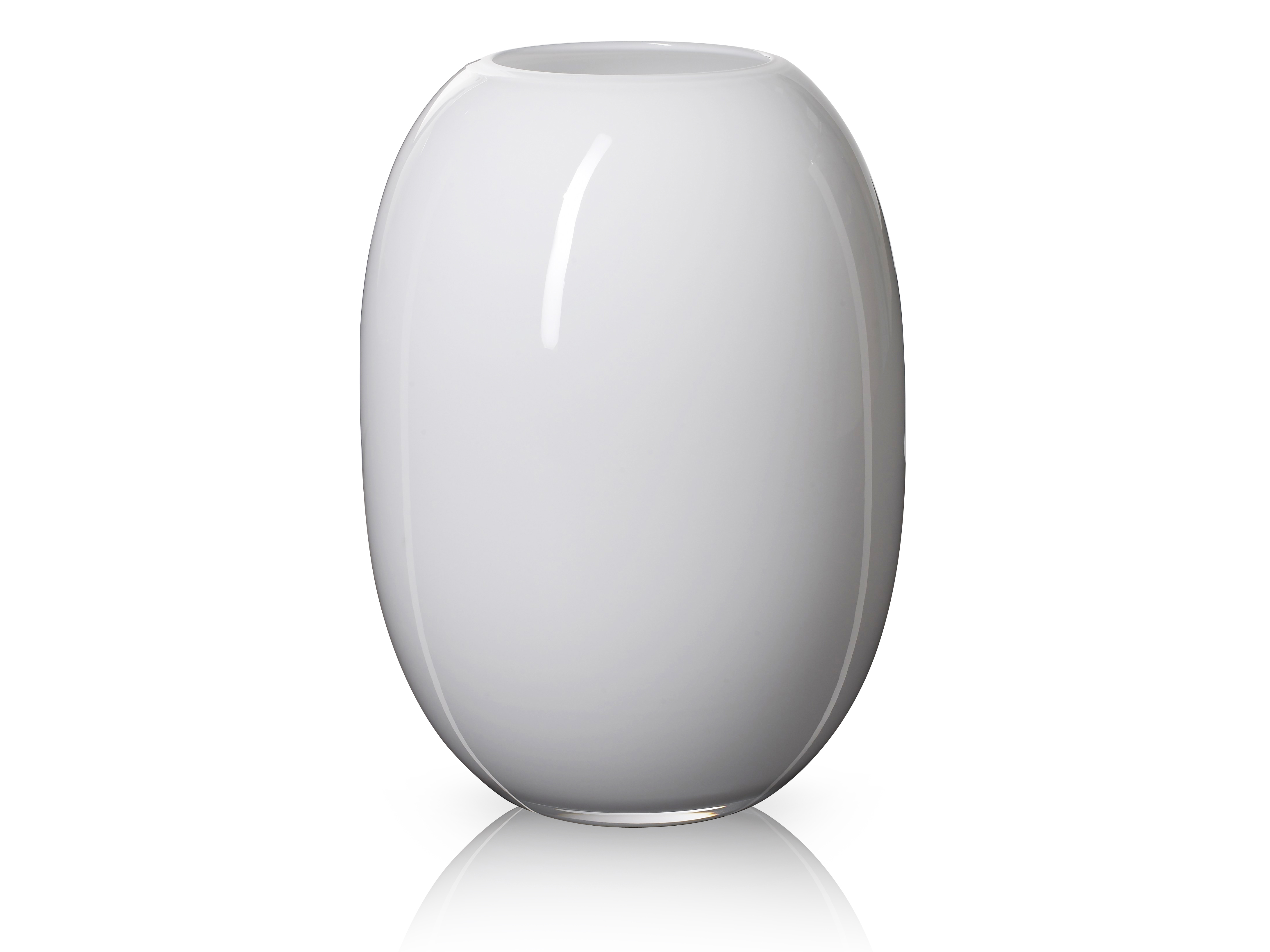 85108-PIET HEIN Vase 30 cm. Glass OPAL